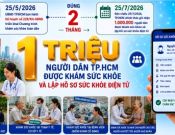 Chỉ sau đúng 2 tháng: TP.HCM đã có 1 triệu người dân được khám sức khỏe và lập Hồ sơ sức khỏe điện tử